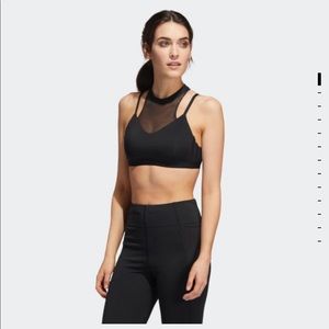 Adidas All Me 3-Stripes Mesh Bra